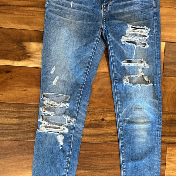 American Eagle Super Stretch X High Rise Jeggings size 4 - Picture 2 of 8